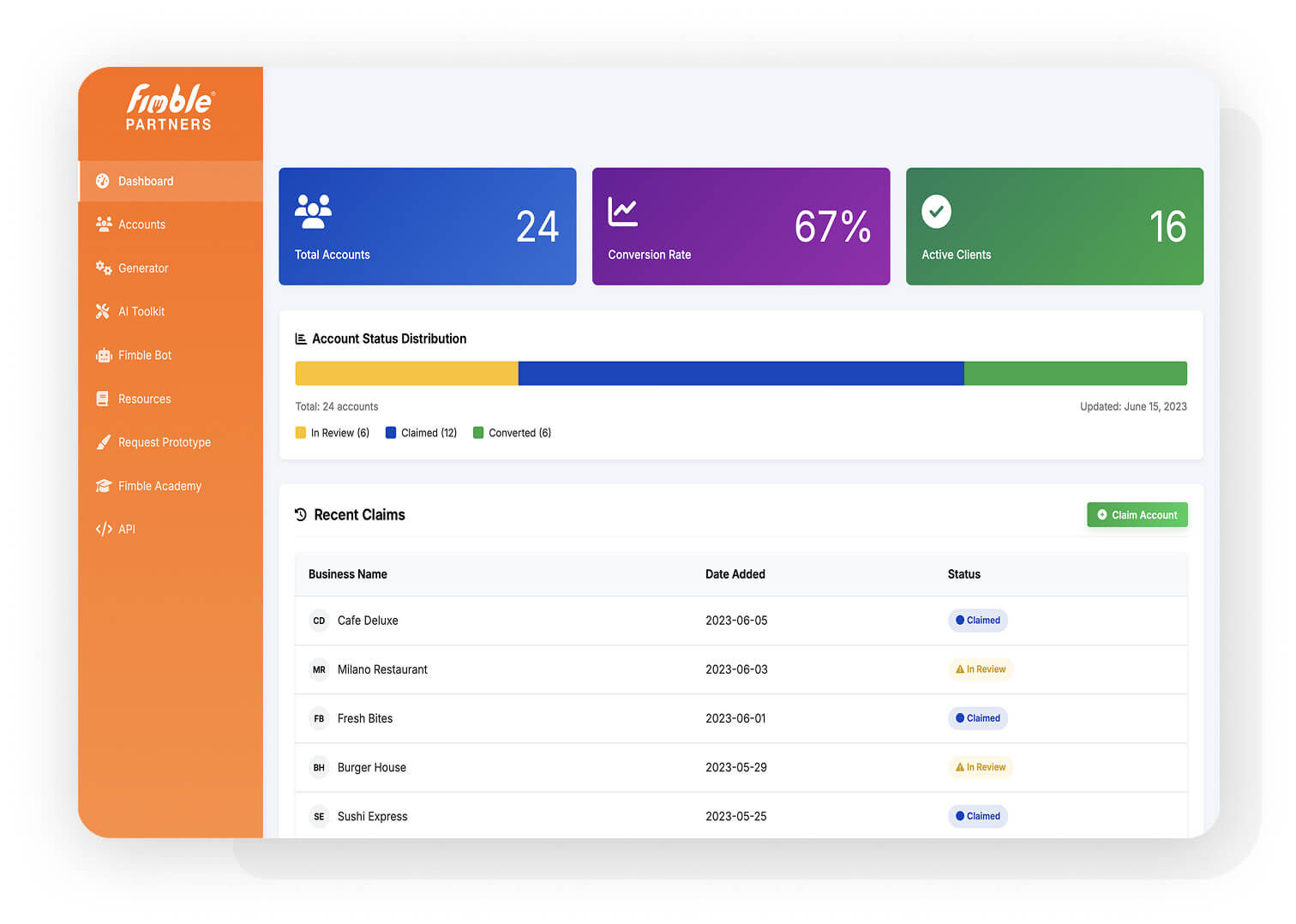 Dedicated Partner Portal